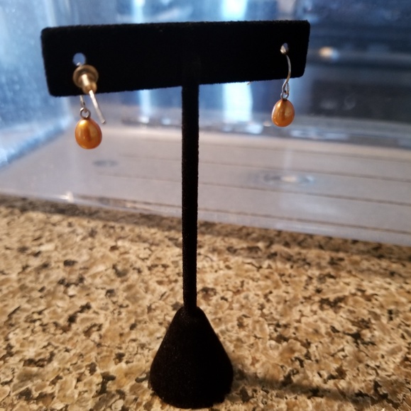 Swarovski Crystal Pearl Earrings - Picture 4 of 6